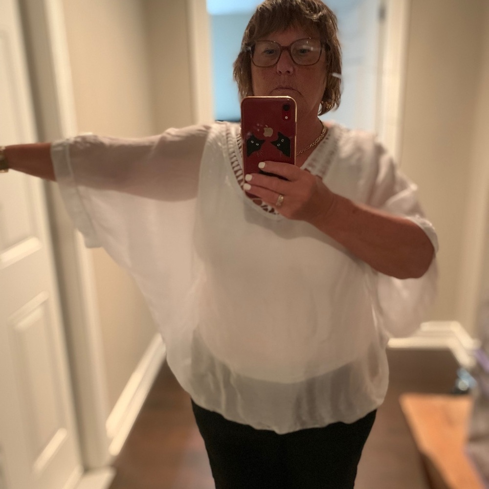 Elegant White Women's Top